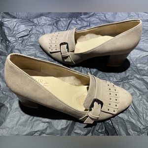 Naturalizer Studded Fringe Heels